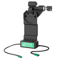 RAM Mounts GDS Uni-Conn dokk paremal asuva võtmelukuga, toide + USB-C port, IntelliSkinile (RAM-GDS-DOCKLR-U1CP-CU)
