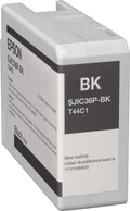 Epson SJIC36P(K) ink cartridge, black, 80 ml – ColorWorks C6000/C6500 (C13T44C140)