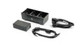 Zebra akulaadija, 3-kohaline, UK, ZQ500/ZQ600/QLn (SAC-MPP-3BCHGUK1-01)
