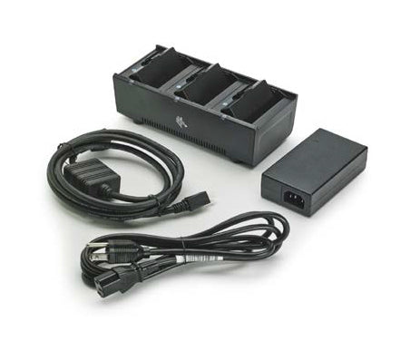 Zebra battery charging station, 3 slots (SAC-MPM-3BCHGEU1-01)