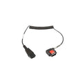 Zebra headset adapter cable, long (CBL-NGWT-AUQDLG-02)