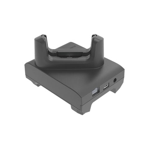 Zebra CRD-EC5X-1SCUE-01 single-slot USB-C and Ethernet charging cradle for EC50 EC55