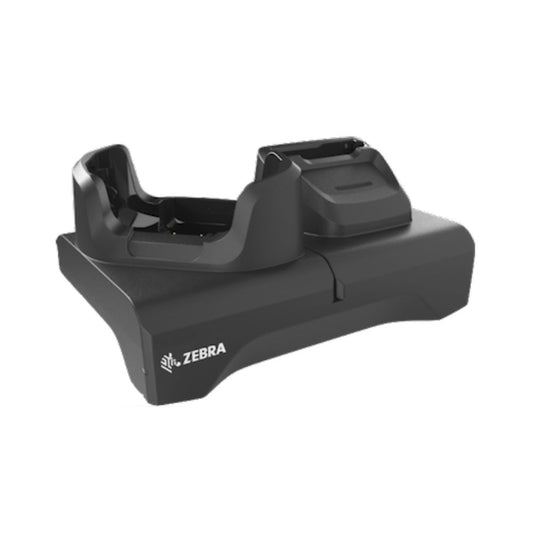 Zebra CRD-NGTC5B-2SC1B single-slot charging cradle with spare battery slot for booted TC53 TC58