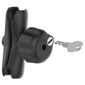 RAM Mounts Double Socket Arm with Key-Lock Knob, C-Size, Medium, 145 mm (RAM-201LU)
