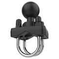 RAM Mounts Double U-Bolt Ball Base for 1"–1.25" (25–32 mm) Rails, C-Size (RAM-235U)