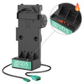 RAM Mounts GDS Uni-Conn vedruga tahvelarvutidokk + USB-A, soojendusega kontaktid (RAM-GDS-DOCK-V12-U1CPDHU)