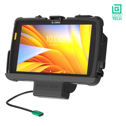 RAM Mounts GDS powered dock for Zebra ET40, ET45 and ET401 8-inch tablets in IntelliSkin – product photo