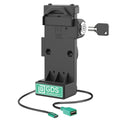 RAM Mounts GDS Uni-Conn vedruga tahvelarvutidokk + USB-A, võtmelukk (RAM-GDS-DOCKL-V12-U1CPDU)