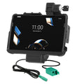 RAM Mounts Locking Tough-Dock Power + Dual USB for Zebra ET4x/ET401 10" with Rugged Frame (RAM-HOL-ZE21PD2KLU)