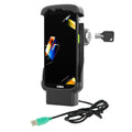RAM Mounts võtmelukuga Form-Fit toitega dokk (USB-A) Zebra TC22 ja TC27 jaoks, ilma kaitsekestata (RAM-HOL-ZE24PL-1U)