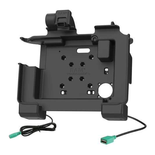 RAM Mounts Power + Data Dock with USB-A for Zebra ET60 and ET65 – alternative view