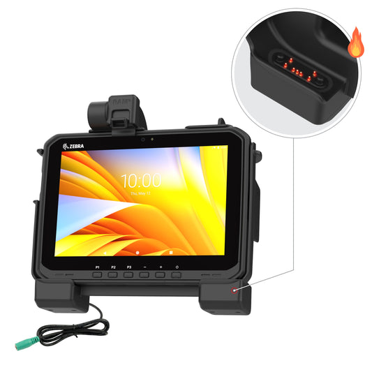 RAM Mounts Powered Dock with Heated Pins for Zebra ET60 and ET65 – main product photo