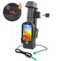 RAM Mounts lukustatav Form-Fit toitega dokk + USB-A Zebra TC8300 jaoks, soojendusega kontaktid (RAM-HOL-ZE26PDHLU)
