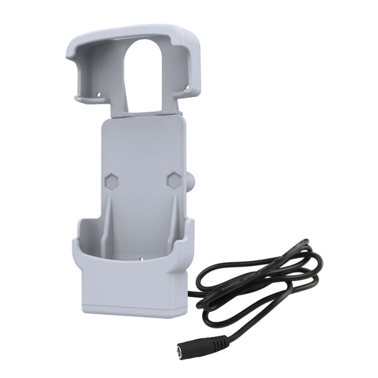 RAM Mounts grey powered dock with pogo pins for Zebra HC20 and HC50 – alternative view