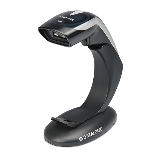 Datalogic Heron HD3430 Barcode Scanner with stand, black (HD3430-BK)