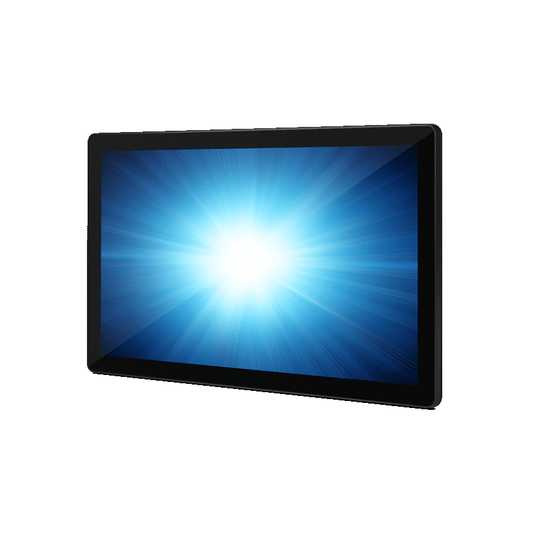 Elo I-Series 2 with Intel 21.5-inch touch computer, left angle view
