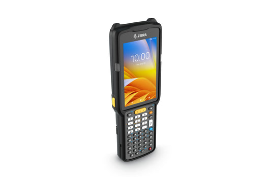 Zebra MC3300x rugged keypad mobile computer, straight shooter, 47-key alphanumeric keypad (MC330L-SG4EG4RW) – angled front view