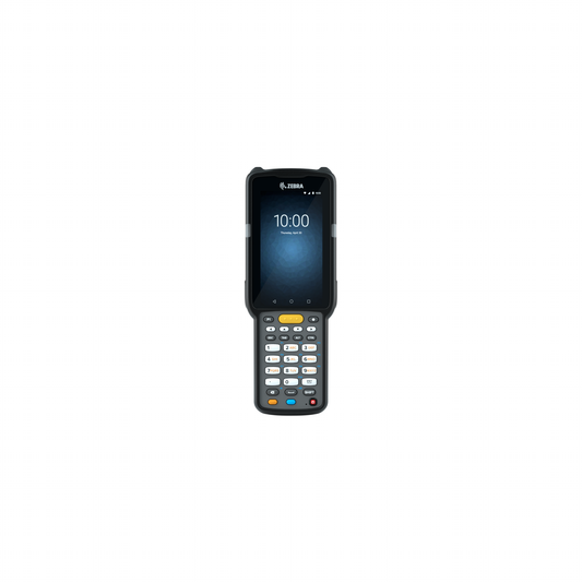 Zebra MC3300x rugged keypad mobile computer, straight shooter, 29-key numeric keypad (MC330L-SE2EG4RW) – front view close-up