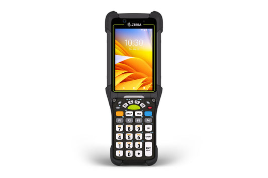 Zebra MC9450 rugged 5G keypad mobile computer, pistol grip, 29-key numeric calculator layout keypad (MC945B-3G1R6ASS-A6) – front view
