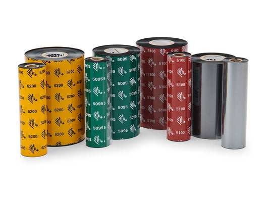 Zebra resin thermal transfer ribbons – representative image