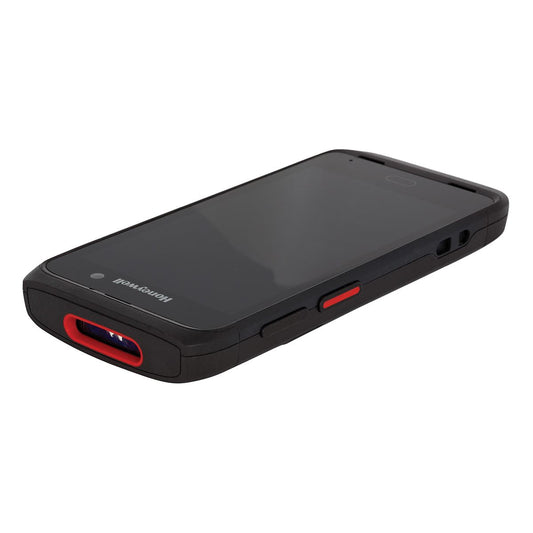 Honeywell CT40 Android mobile computer, FlexRange 2D imager (CT40-L1N-28C11BE) – angled top view