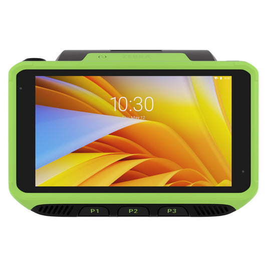 Zebra WT6400 wearable wrist computer, touch-only display (no keypad) (WT0-WT64B-T6DCE2A6) – front view