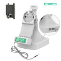 RAM Mounts GDS kallutatav-pööratav dokk, PoE + 2× USB-A, Uni-Conn adapterile, hall (RAM-GDS-DOCK-D14-U1E-2A-GRY)