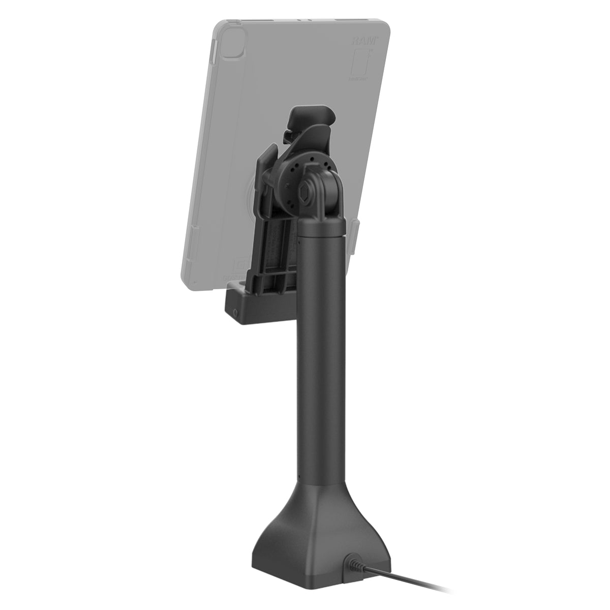 RAM Mounts GDS 14-inch pedestal dock with USB-C for IntelliSkin tablets with Uni-Conn adapter – additional view