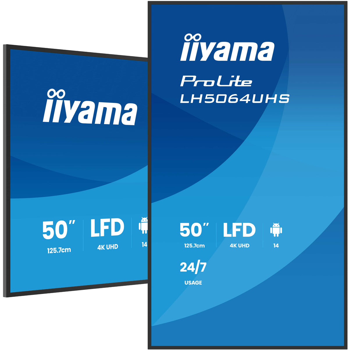 iiyama ProLite LH5064UHS-B1AG 50" 4K Digital Signage Display – official product photo 1 (LH5064UHS-B1AG)