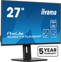iiyama ProLite XUB2797UHSNP-B1 27" Monitor, IPS, 4K UHD, USB-C Dock 96 W, KVM (XUB2797UHSNP-B1)