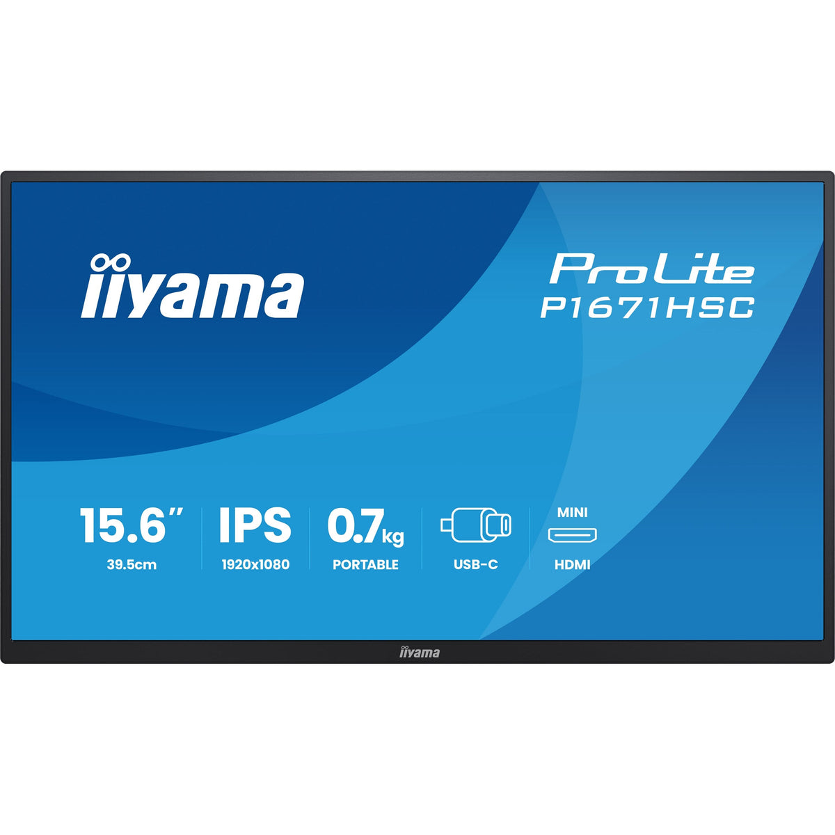 iiyama ProLite P1671HSC-B1 15.6-inch portable monitor – alternate view