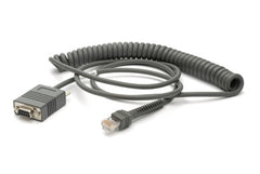 Zebra RS-232 kaabel, 2.7 m, spiraalne (CBA-R02-C09PAR)