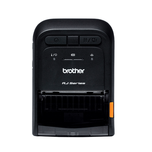 Brother RJ-2035B mobile receipt printer – front view