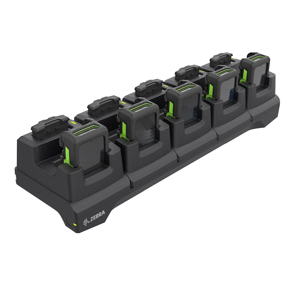 Zebra CRD-WS5X-5SECV-01 5-slot Ethernet charging cradle with spare battery charger for WS50 converged