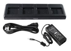 Honeywell EDA50-QBC-3 4-bay battery charger UK kit for ScanPal EDA50 and EDA51 batteries