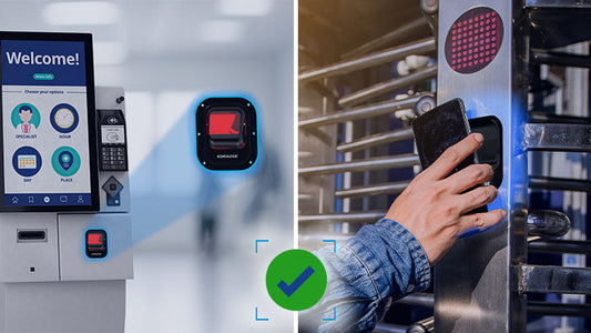 Datalogic Magellan 900i presentation scanner (MG0901-10000-0200) – in use at kiosk and access-control points