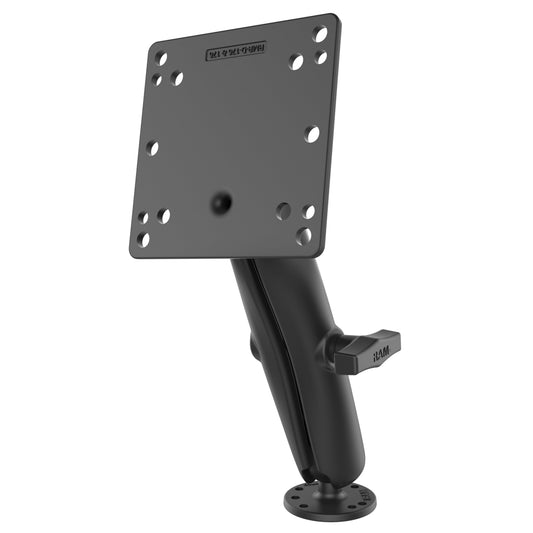 RAM Mounts C-size double ball mount with 100 × 100 mm VESA plate and long arm – product photo