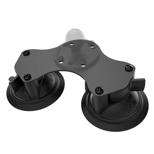 RAM Mounts Twist-Lock dual suction cup base RAM-B-189BU – alternative view