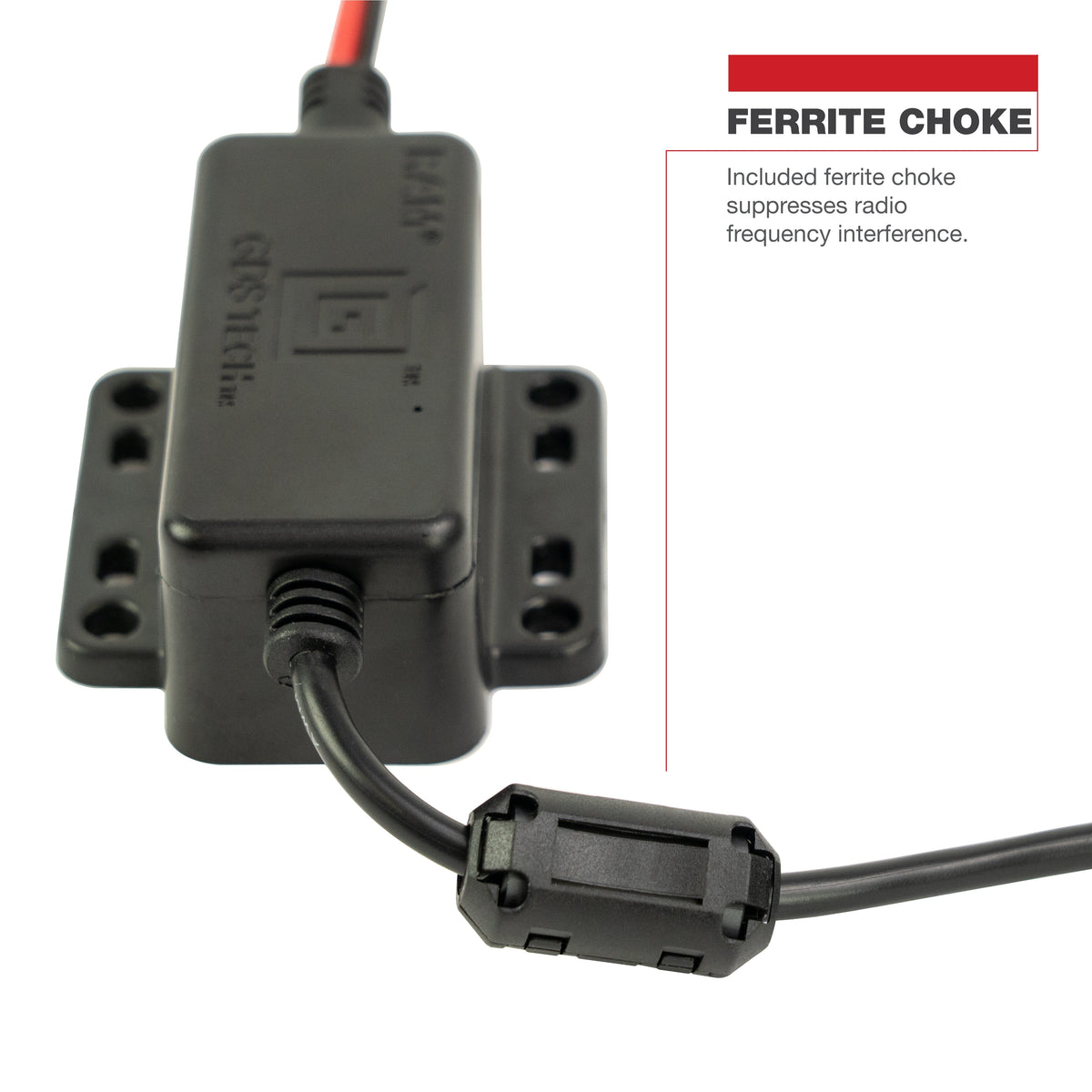 RAM Mounts GDS hardwire charger 10–30 V with male USB-C Power Delivery 45 W – alternative view