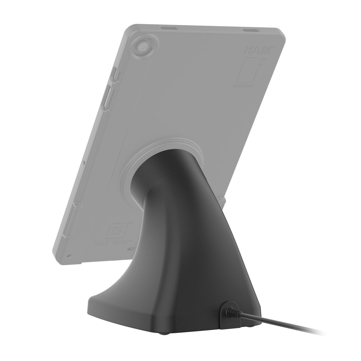 RAM Mounts GDS Uni-Conn magnetic kiosk dock with USB-C for IntelliSkin Thin-Case tablets – additional view