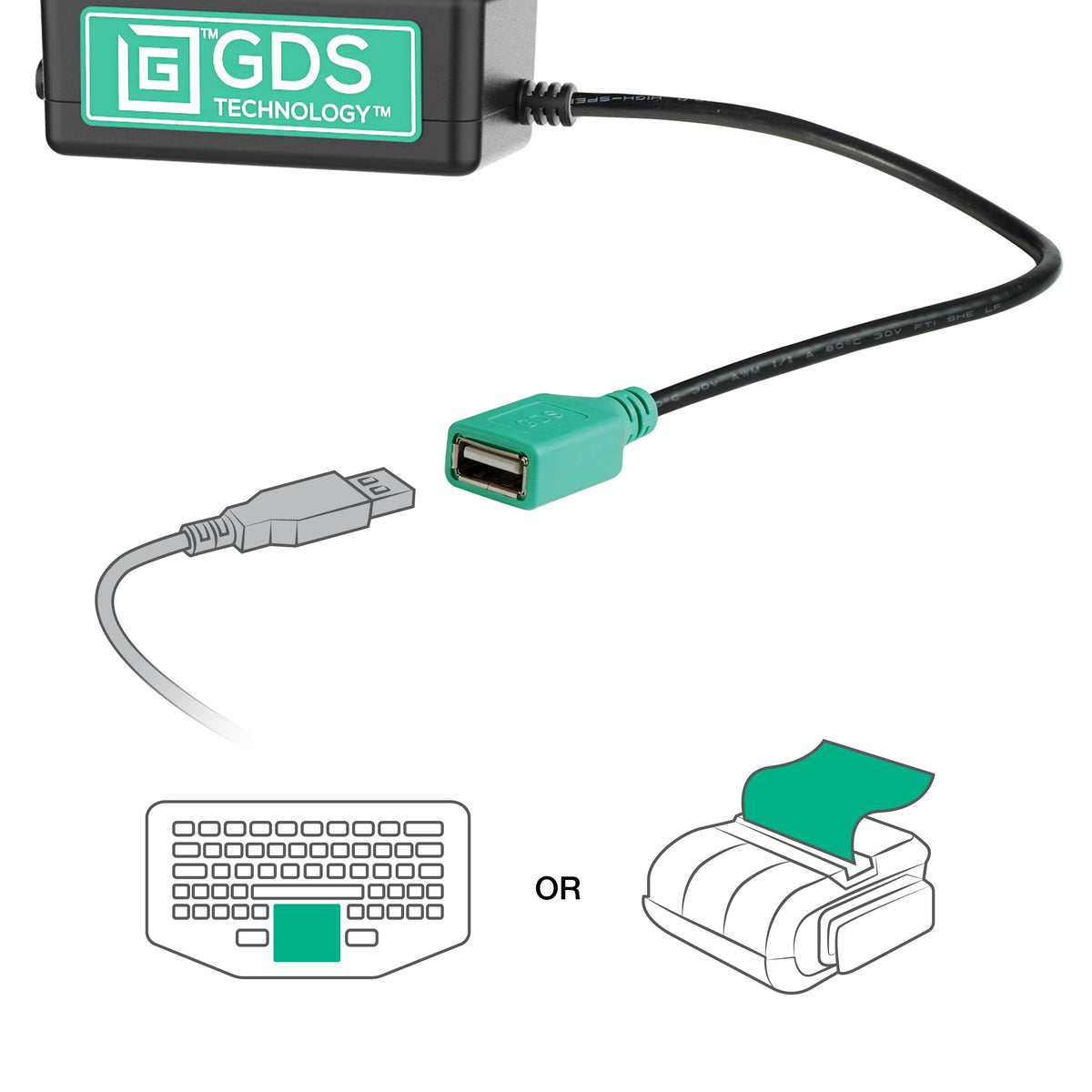 RAM Mounts GDS Tough-Dock + Single USB-A for Samsung Tab A11, A9 and A7 Lite 8.7" in IntelliSkin – additional product photo