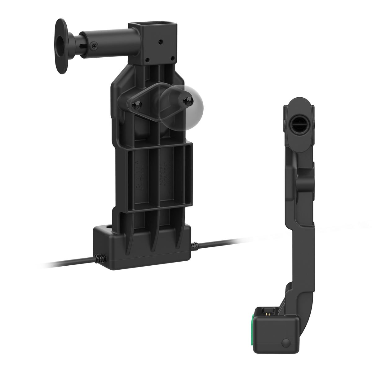 RAM Mounts GDS Uni-Conn tablet dock with release button – another angle