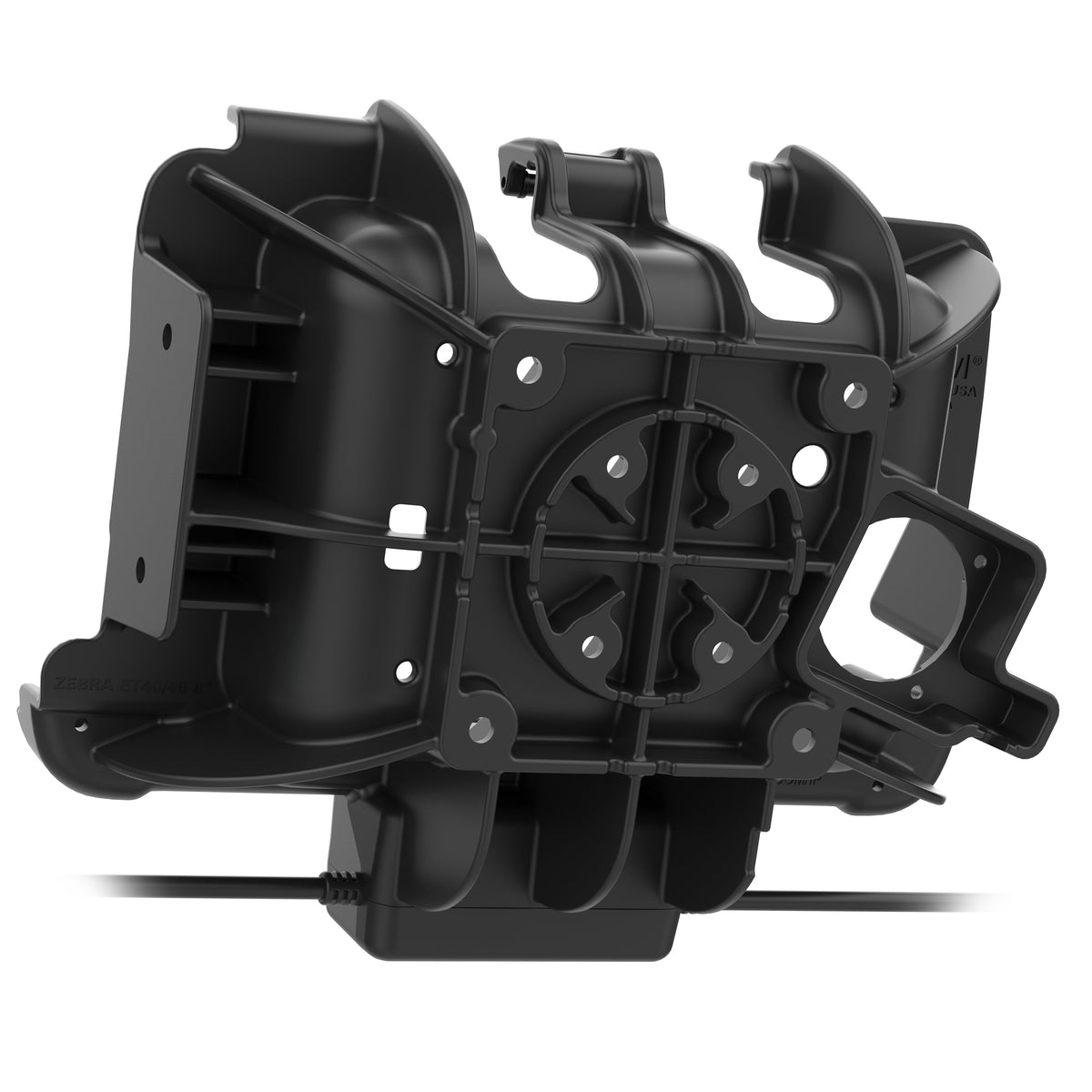 RAM Mounts GDS power + dual USB dock for Zebra ET40, ET45 and ET401 8-inch tablets in IntelliSkin – additional photo