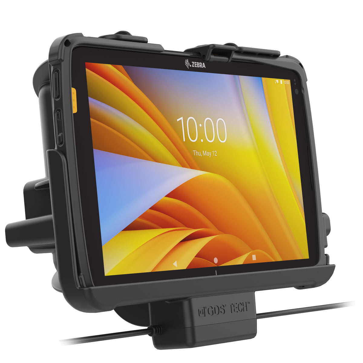 RAM Mounts GDS power + data dock for Zebra ET40, ET45 and ET401 10-inch tablets in IntelliSkin – further product photo