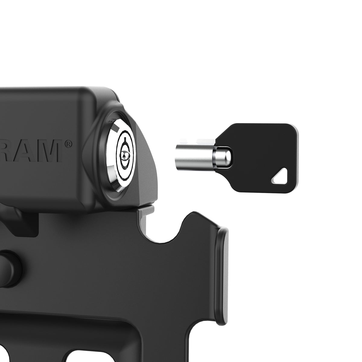 RAM Mounts key-locking GDS Tough-Dock + Single USB-A for Samsung Tab A8 10.5" (SM-X200) in IntelliSkin – additional product photo
