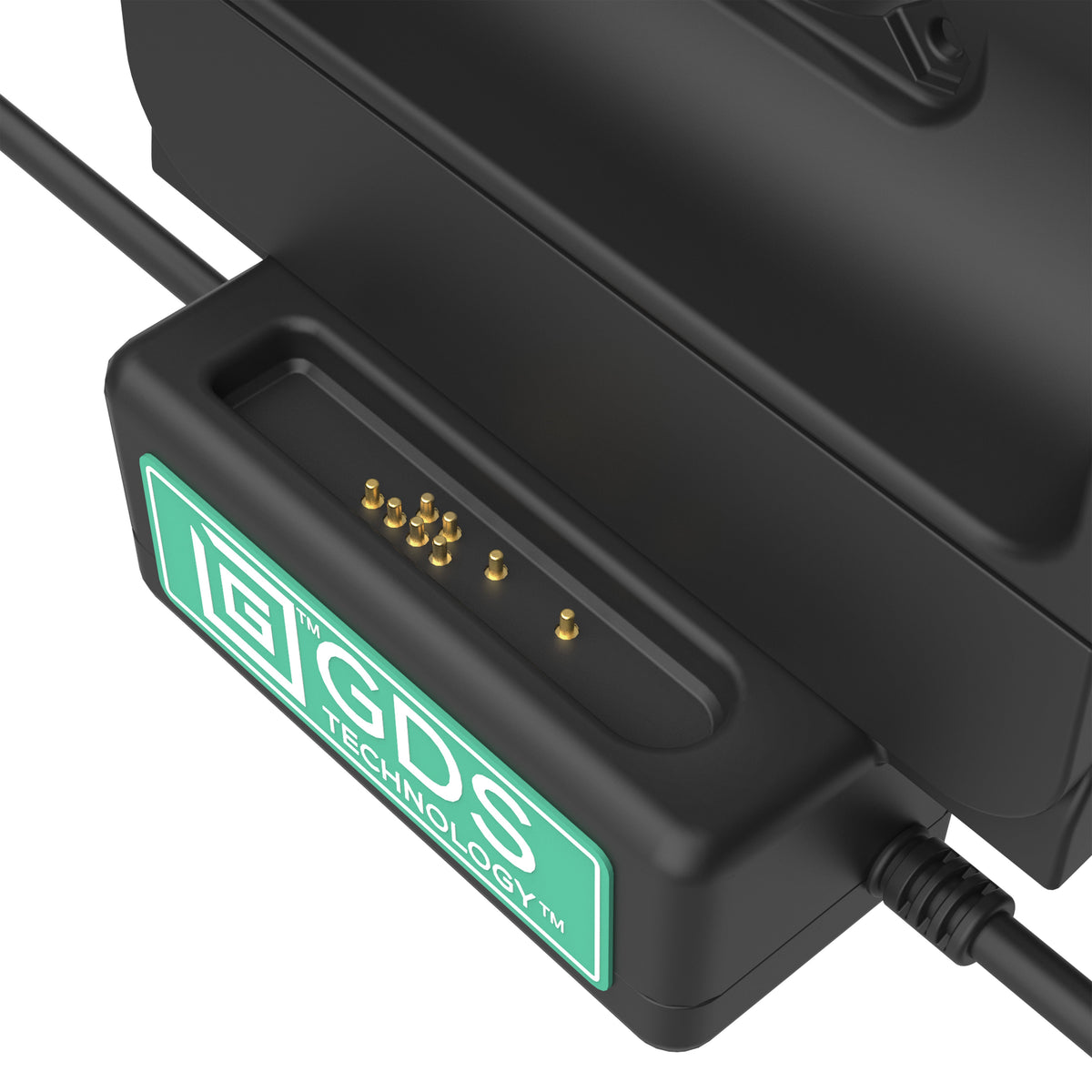 RAM Mounts key-locking GDS Tough-Dock + Dual USB-A for Samsung Tab A11+ and A9+ in IntelliSkin – additional product photo