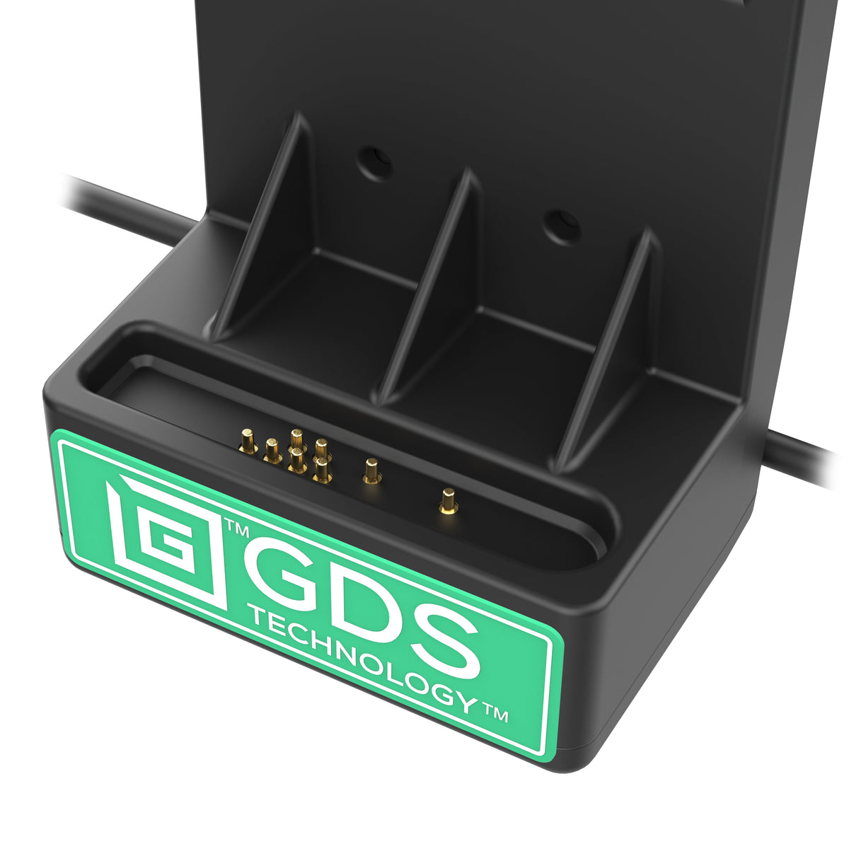 RAM Mounts GDS key-locking powered dock with USB-A for Zebra TC22, TC27, TC53 and TC58 in IntelliSkin – additional view