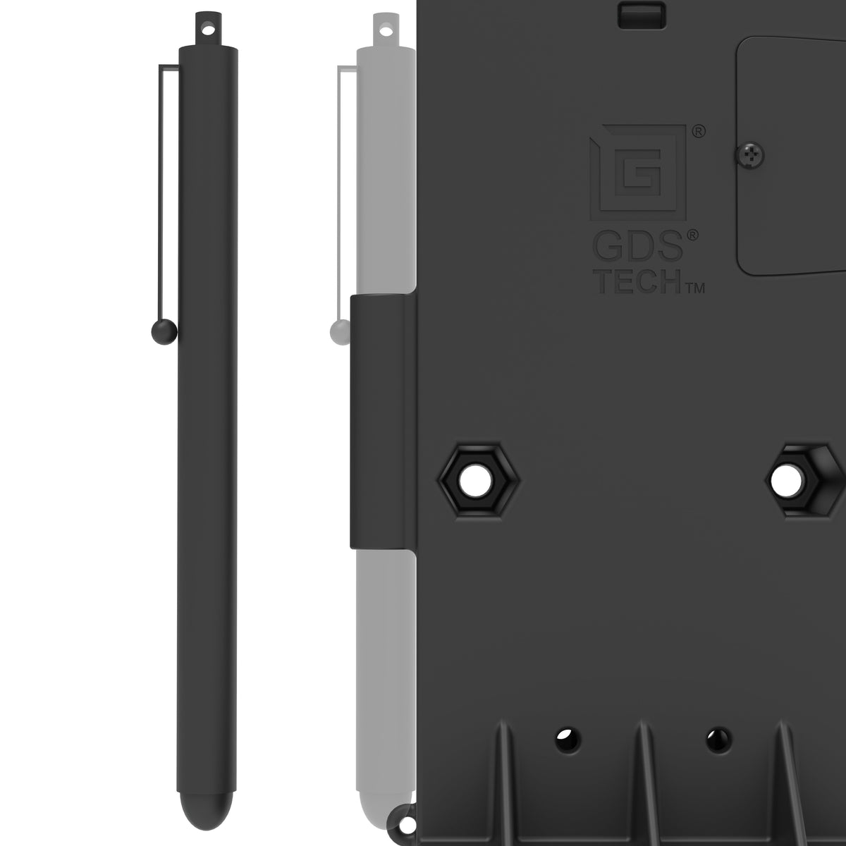 RAM Mounts GDS key-locking powered dock for Zebra TC22, TC27, TC53 and TC58 in IntelliSkin – further product photo