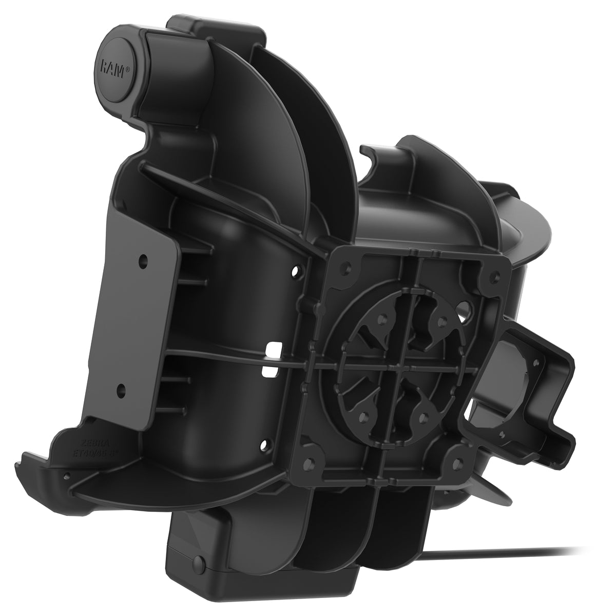 RAM Mounts GDS powered dock with latch for Zebra ET40, ET45 and ET401 8-inch tablets in IntelliSkin – additional photo