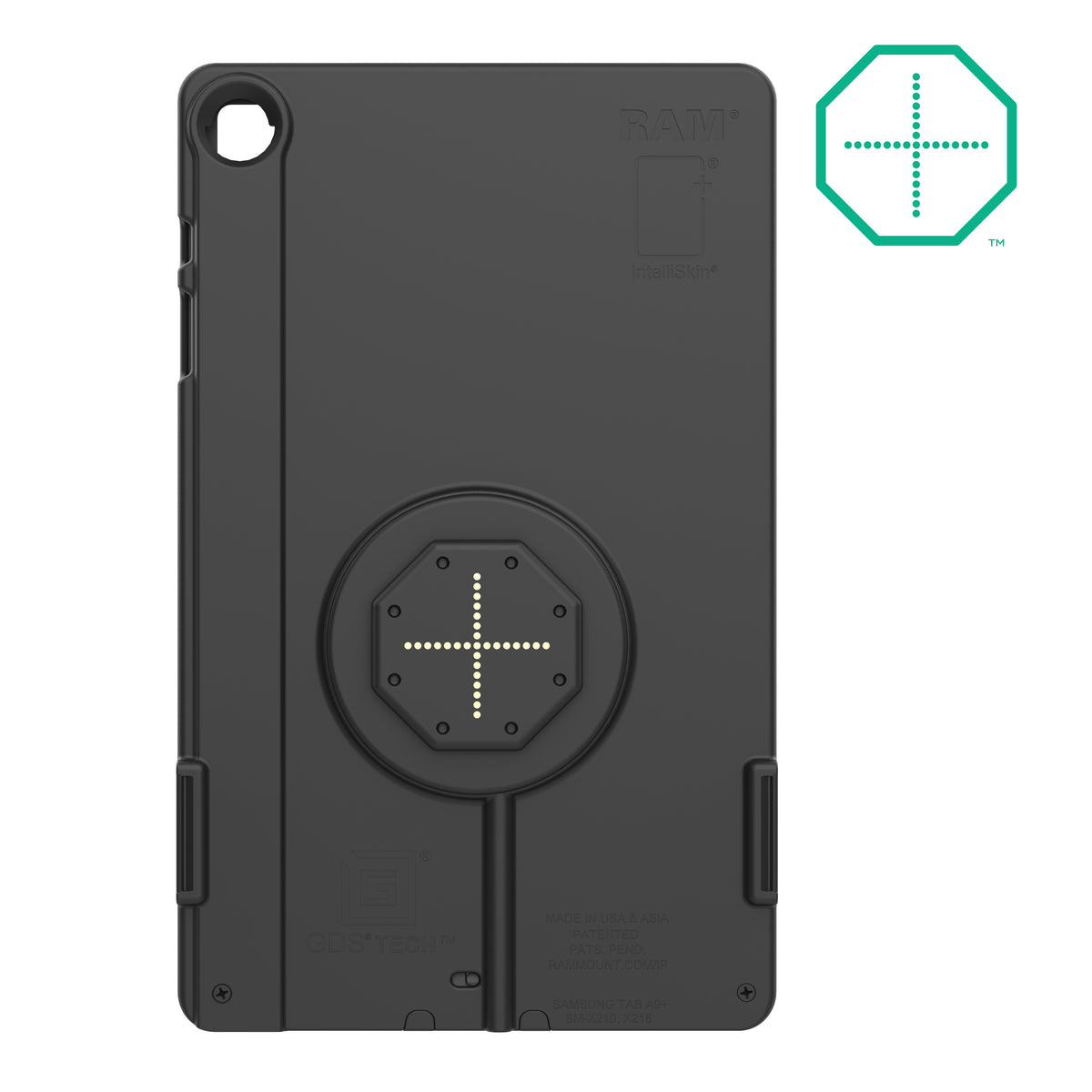RAM Mounts IntelliSkin Thin-Case with rear pogo pads for Samsung Tab A9+ – alternative view